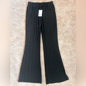 Lolita Black Flare Pants High-Waisted Boot Cut